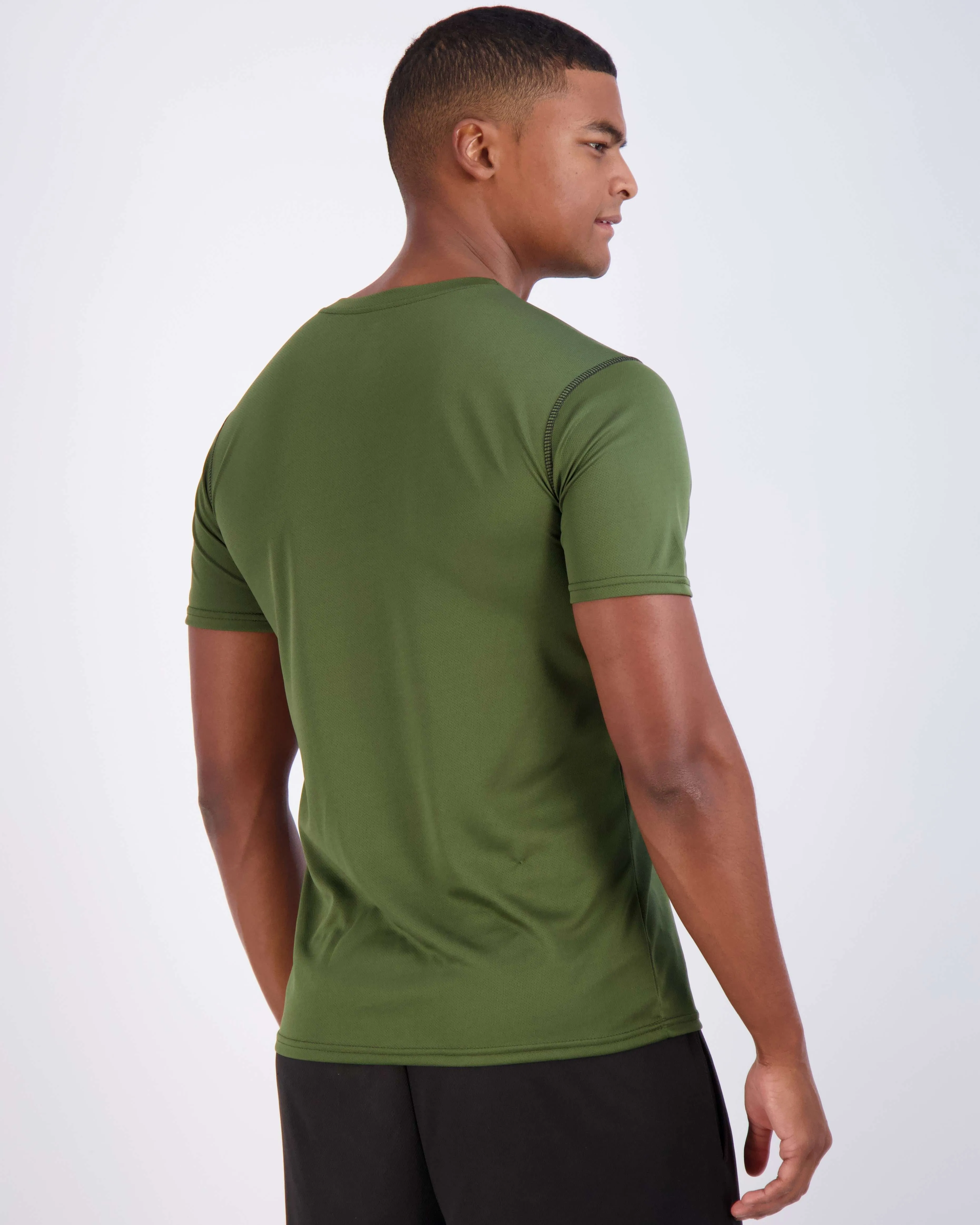 5 Pack: Mens V-Neck Mesh Active Short Sleeve T-Shirt (Available in Big & Tall)