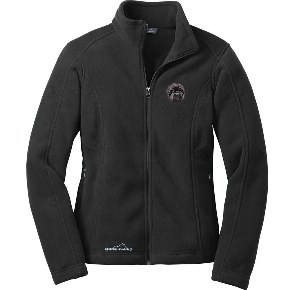 Affenpinscher Embroidered Ladies Fleece Jacket