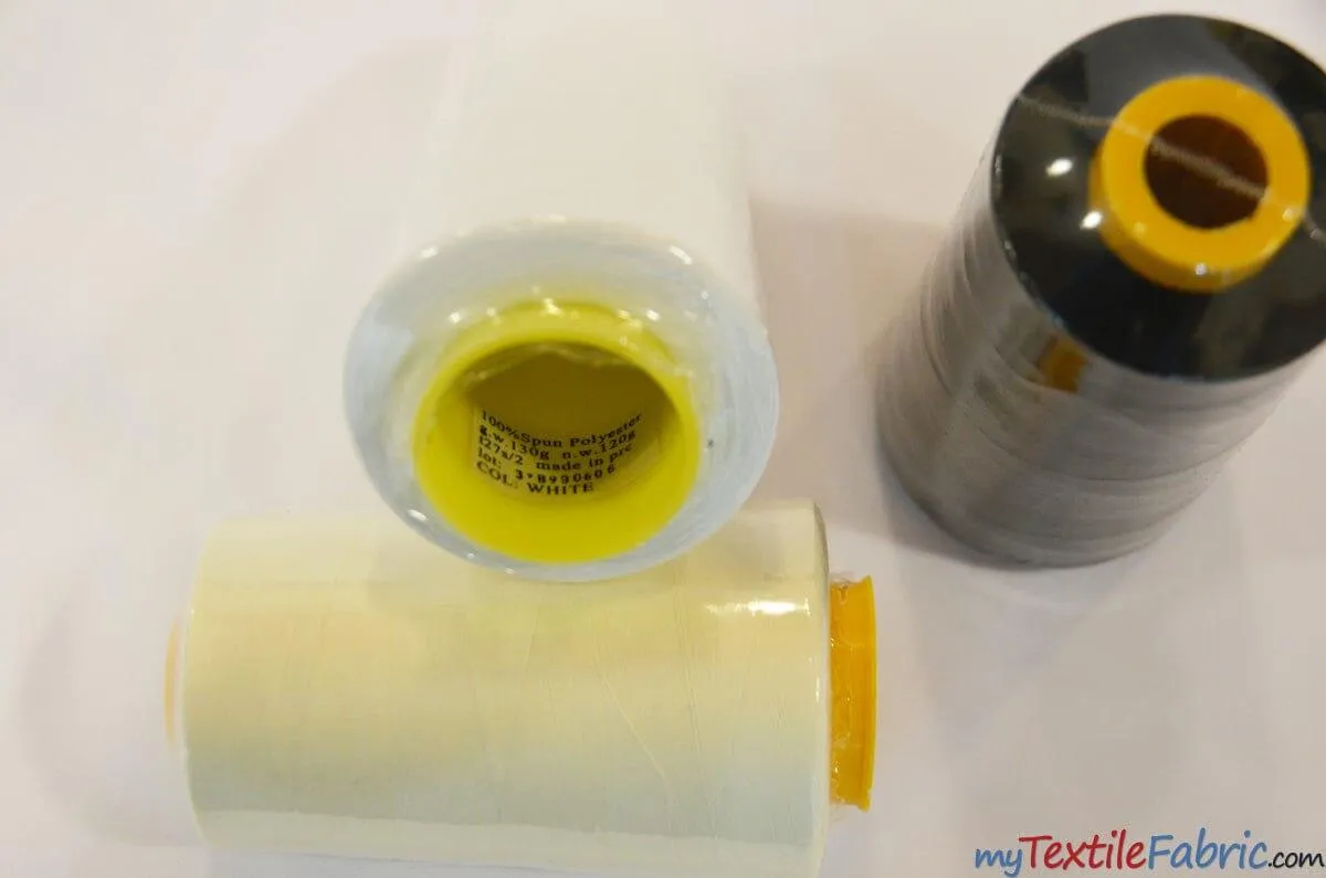 All Purpose Polyester Thread | 6000 Yard Spool | 50   Colors Available |
