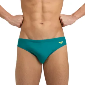 Arena costume slip da uomo Santamarias per mare e piscina 006449665 green lake-soft green