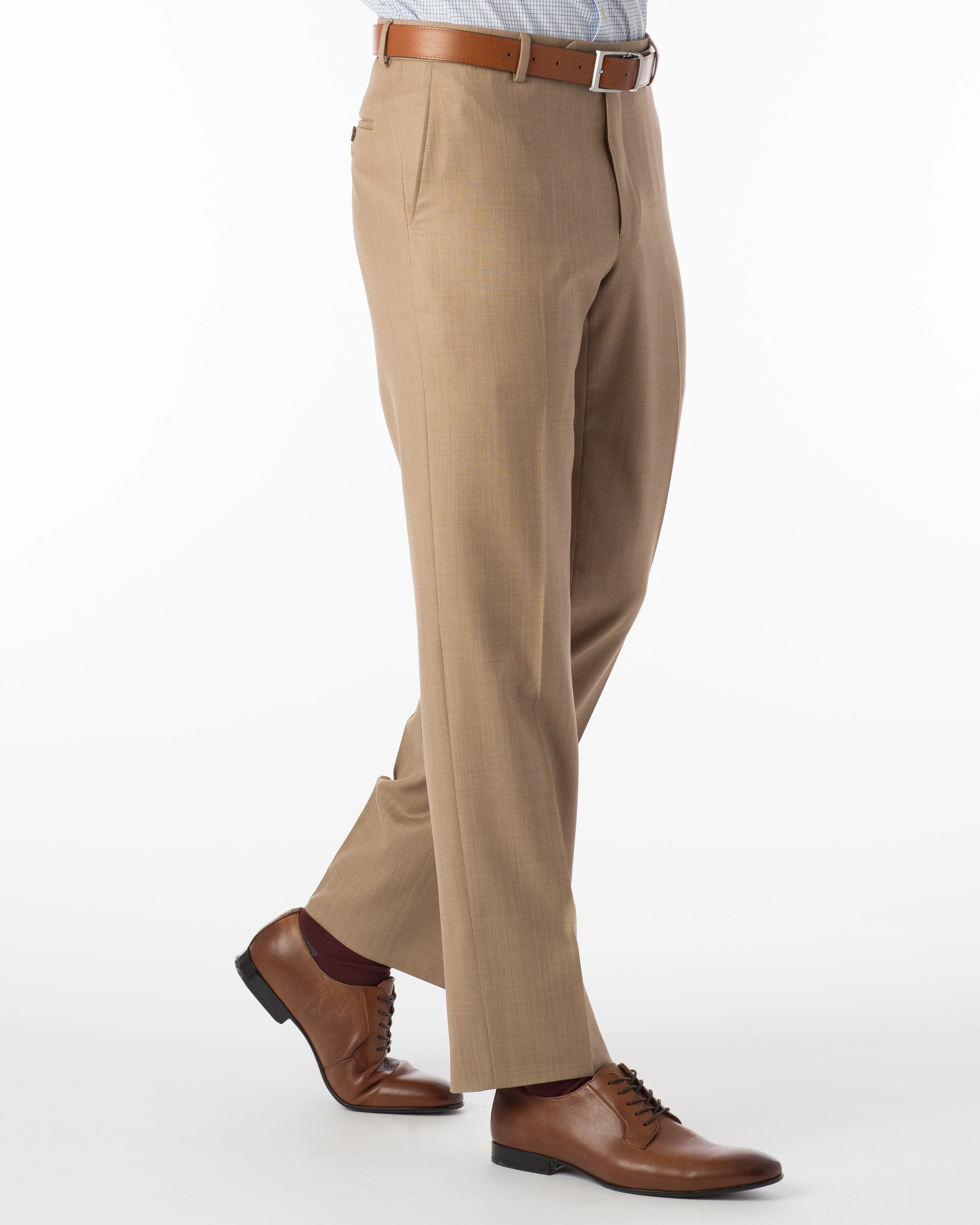 Ballin Pants - Soho Super 120's Sharkskin - Honey