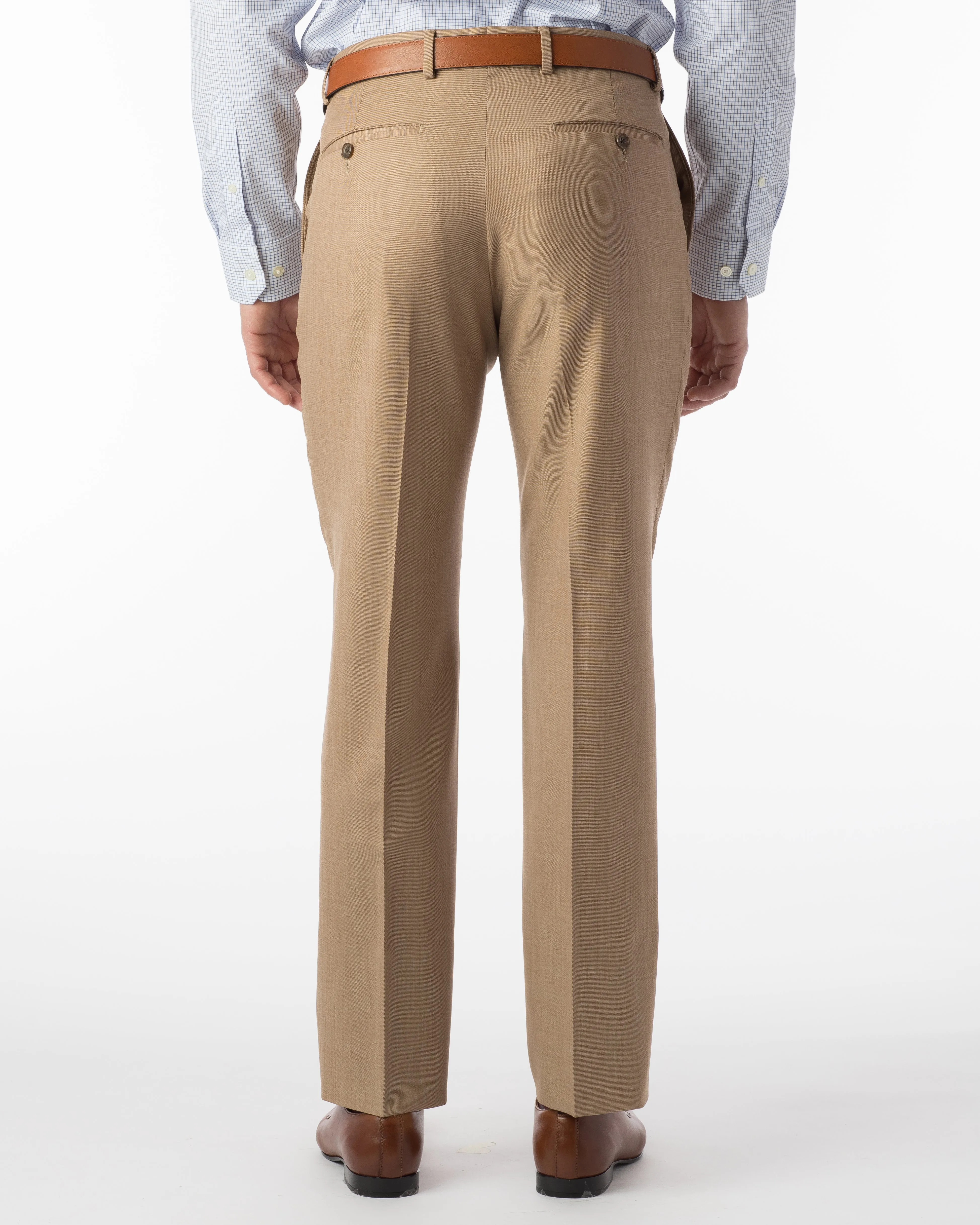 Ballin Pants - Soho Super 120's Sharkskin - Honey