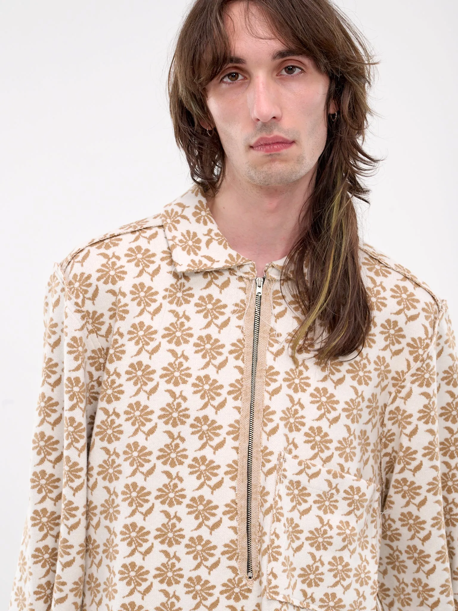 Big Polo Shirt (03-01-01-OFF-WHITE/BROWN)