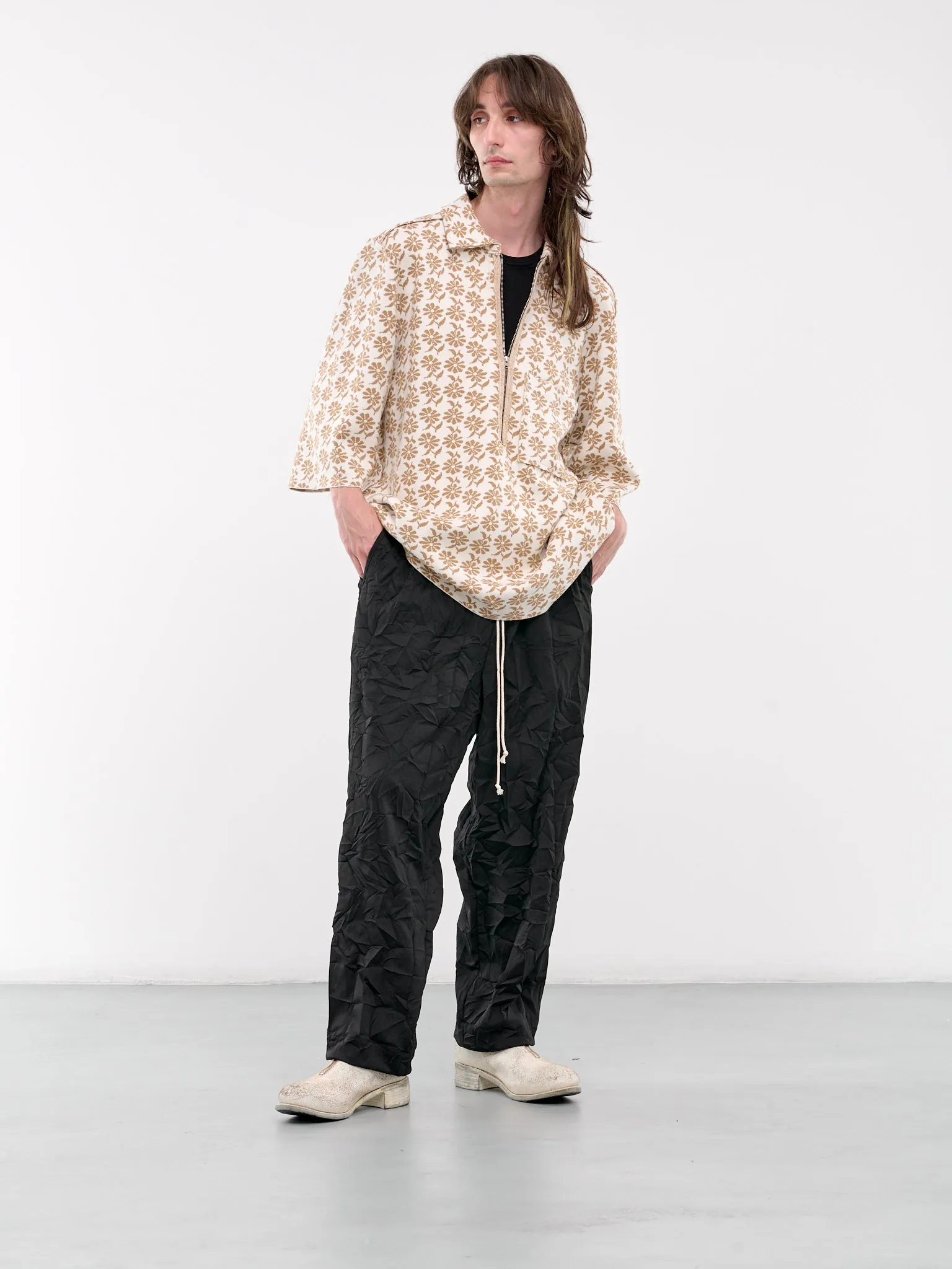 Big Polo Shirt (03-01-01-OFF-WHITE/BROWN)