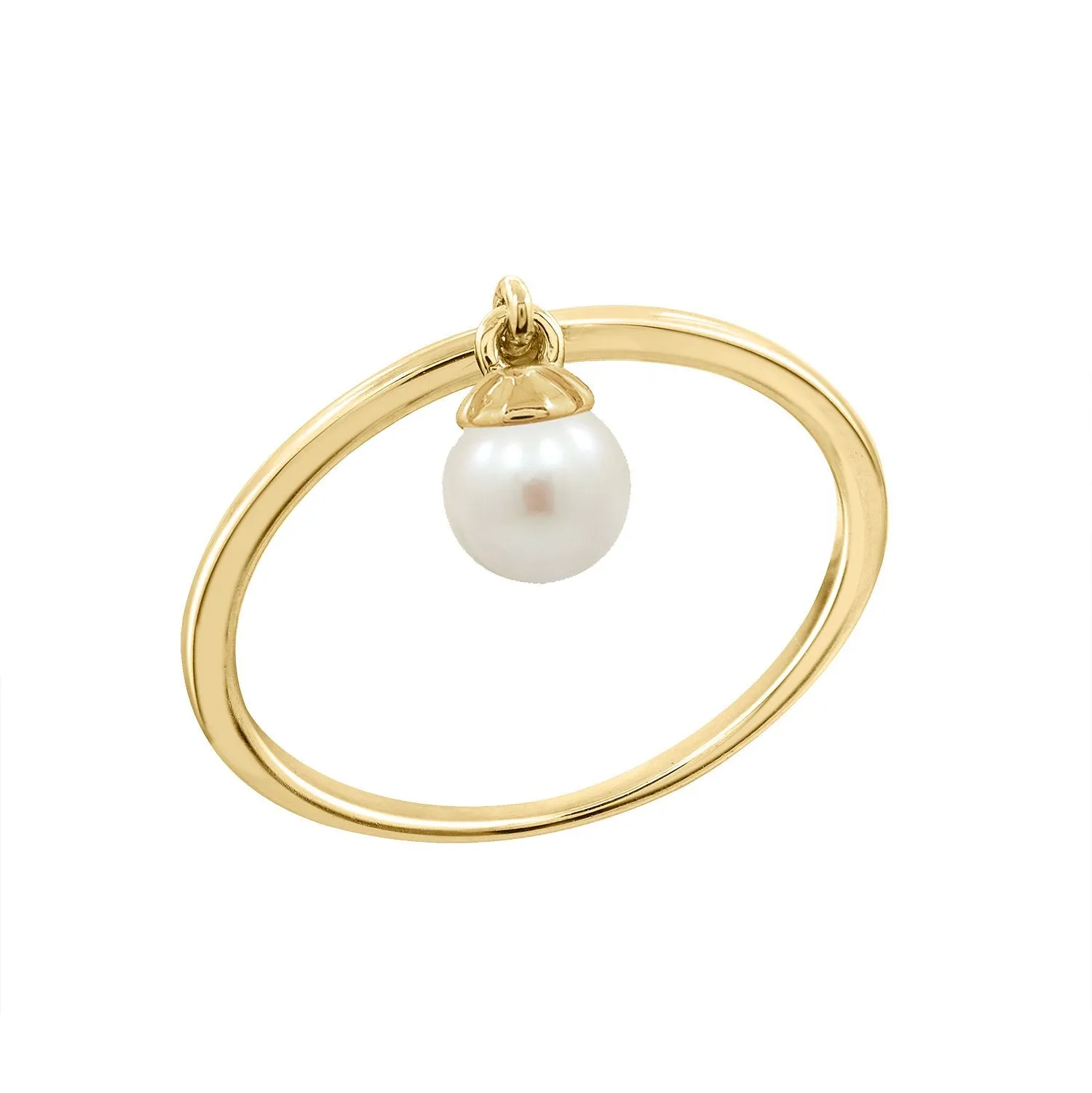 Birth Stone Charm Ring