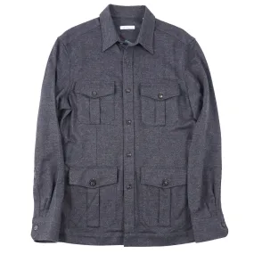 Boglioli Jersey Wool Sahariana Shirt-Jacket