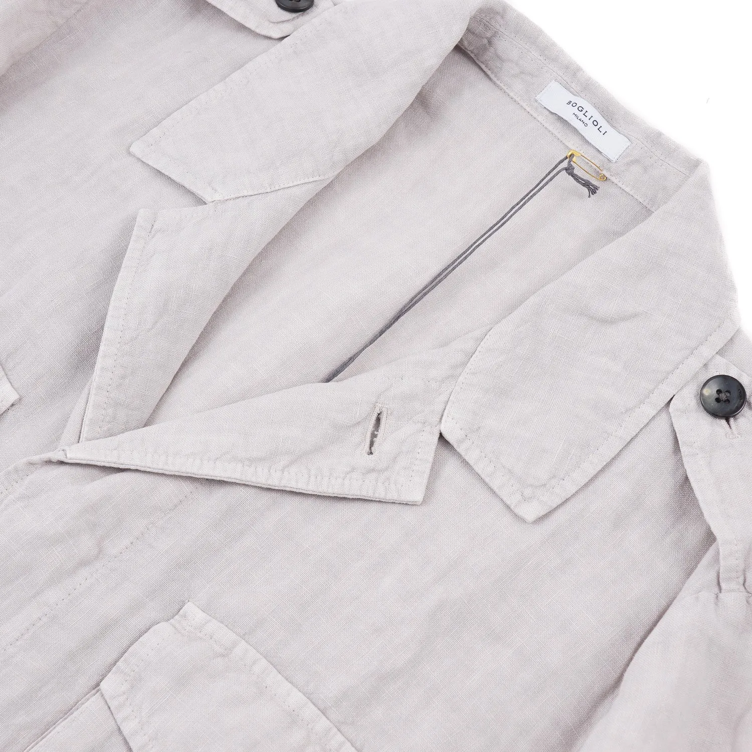 Boglioli Pure Linen Field Jacket