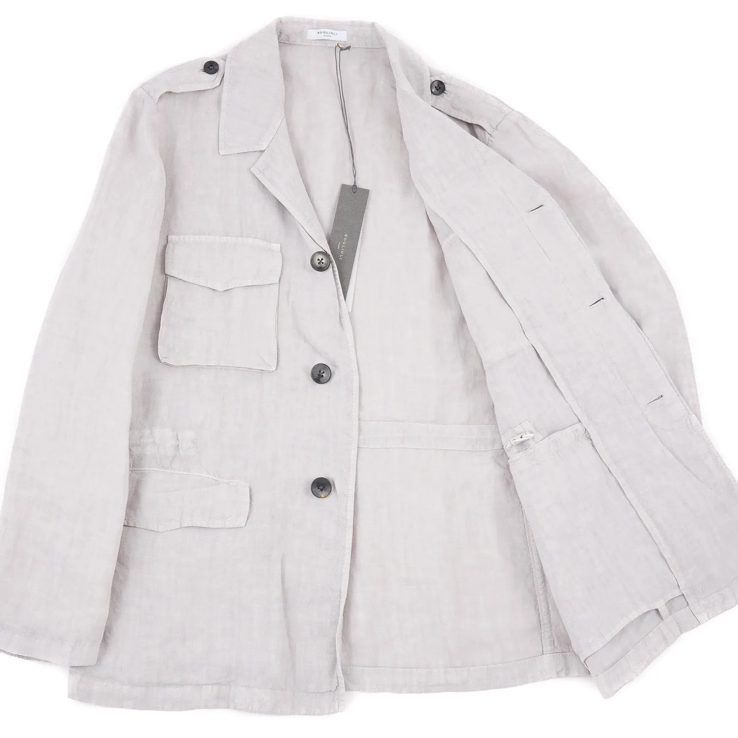 Boglioli Pure Linen Field Jacket
