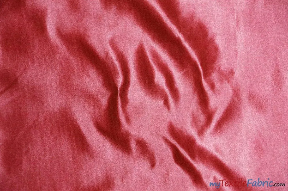 Bridal Satin Fabric - Shiny Bridal Satin - 60&#34; Wide - Sample Swatch