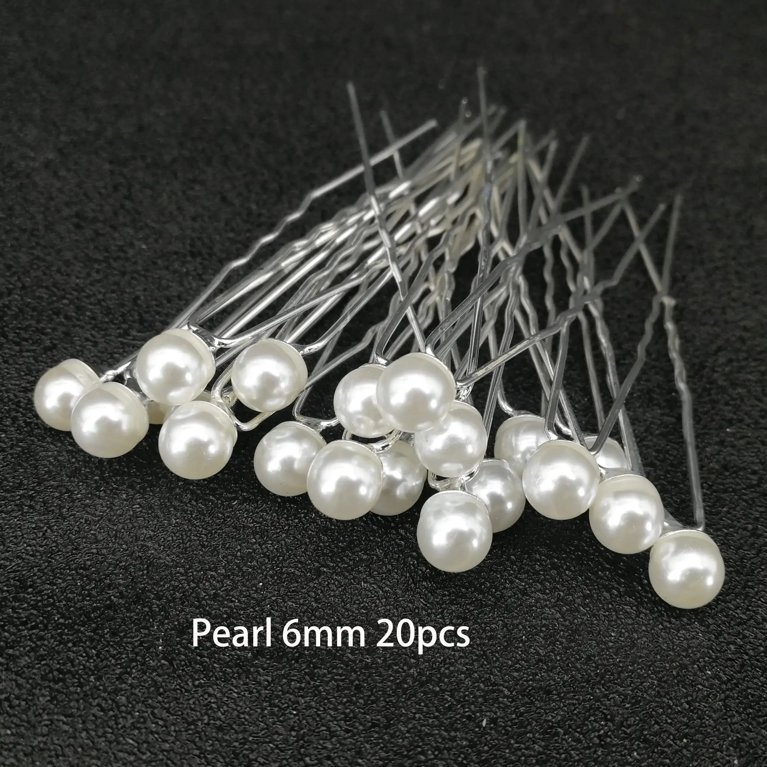 Bridal Wedding Hair Accessories Rhinestone Hair Pins Forks for Women Pearl Hairpins Bride Headpiece Party Jewelry Gift Dropship