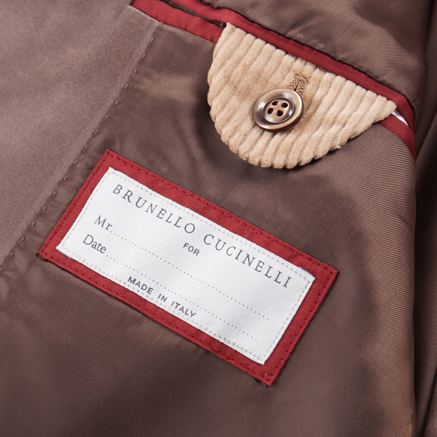 Brunello Cucinelli Brushed Corduroy Tuxedo