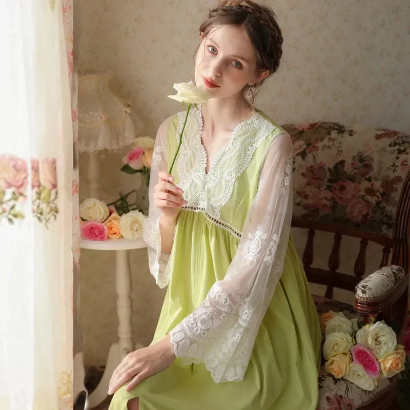 Charlotte Lace Belle Sleeve Nighty