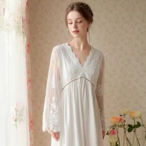 Charlotte Lace Belle Sleeve Nighty