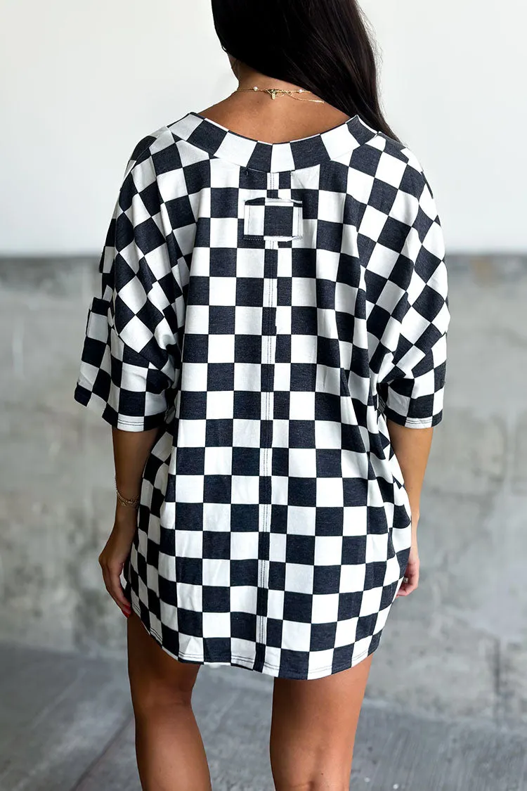 Checkered Short Set