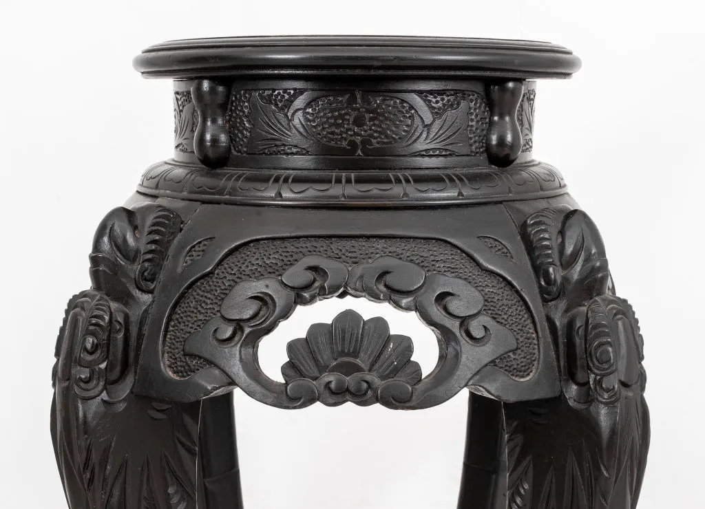 Chinese Carved Plant Stand