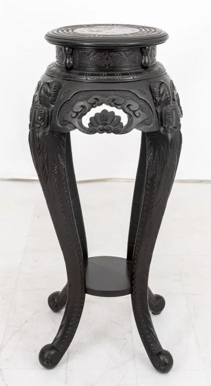 Chinese Carved Plant Stand