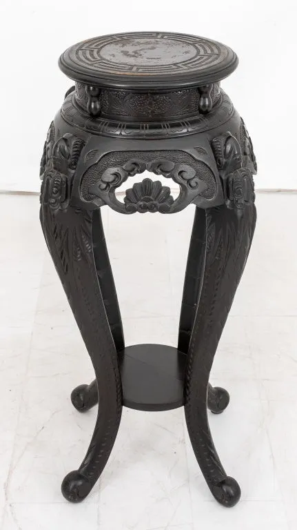 Chinese Carved Plant Stand