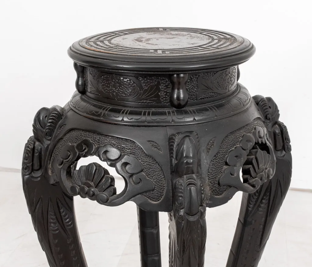 Chinese Carved Plant Stand