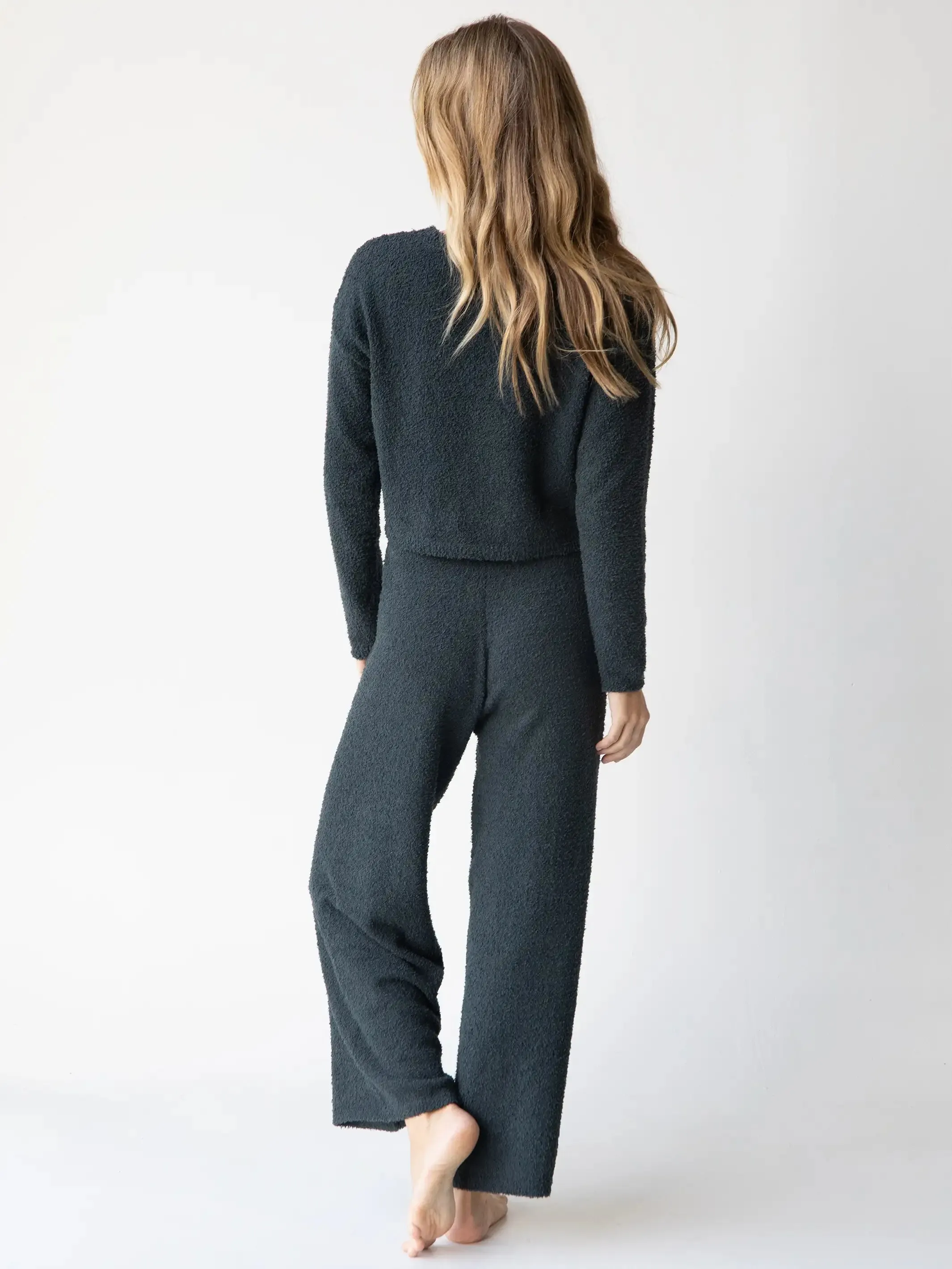 Cozy Up Pant & Sweater Set - Charcoal