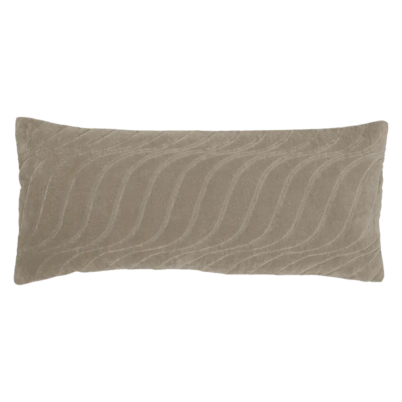 Cushion Quilted Botan Spray Green