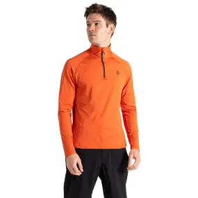 Dare 2B Men's Fuse Up II Core Stretch UPF 50 Quarter Zip Fleece (Orange Rust)
