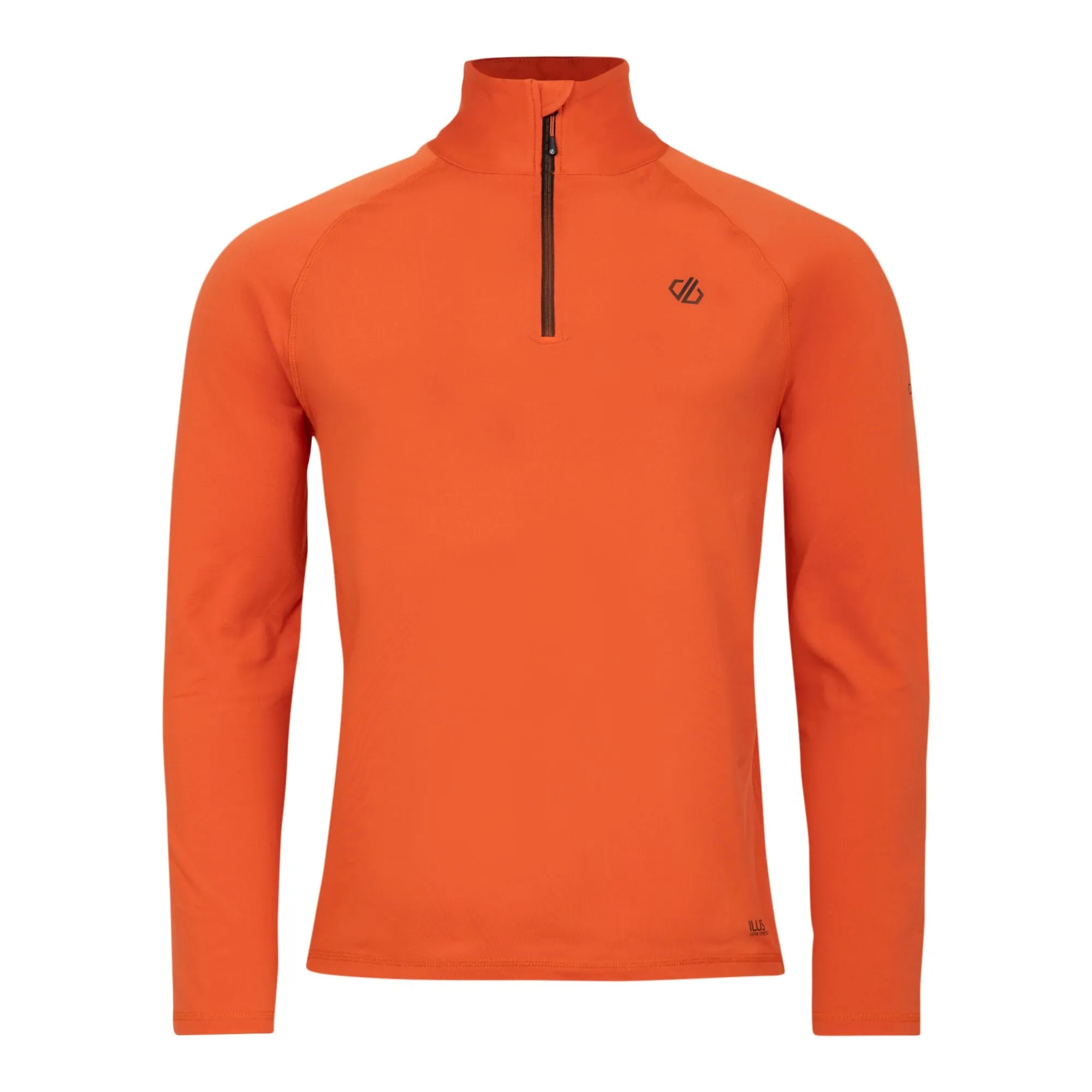 Dare 2B Men's Fuse Up II Core Stretch UPF 50 Quarter Zip Fleece (Orange Rust)