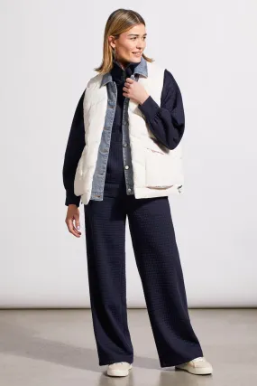 DENIM FOOLER VEST-Cream
