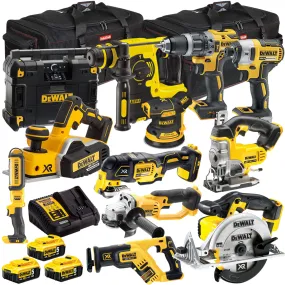 Dewalt 18V 12 Piece Power Tool Kit with 3 x 5.0Ah Battery & Charger T4TKIT-8146
