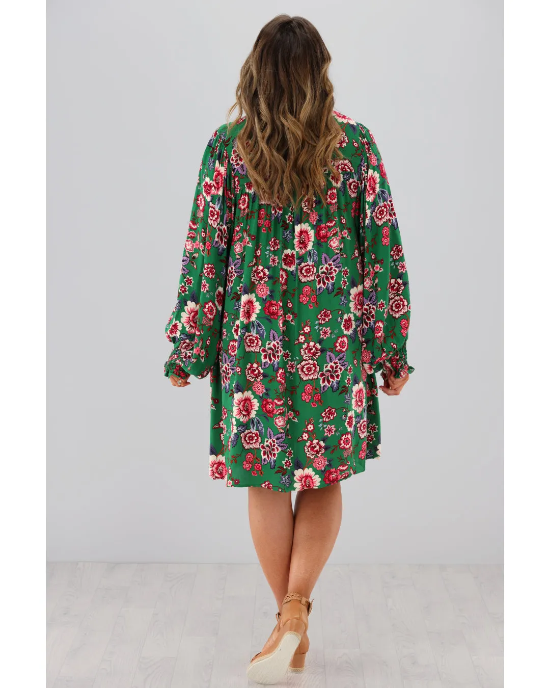 DreamcatcherJade Floral Mini Dress