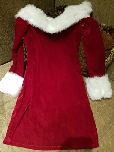 DressBetty - S-2XL Christmas Costume Cosplay Santa Claus Uniform Holiday Party Fancy Dress