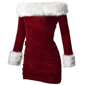 DressBetty - S-2XL Christmas Costume Cosplay Santa Claus Uniform Holiday Party Fancy Dress