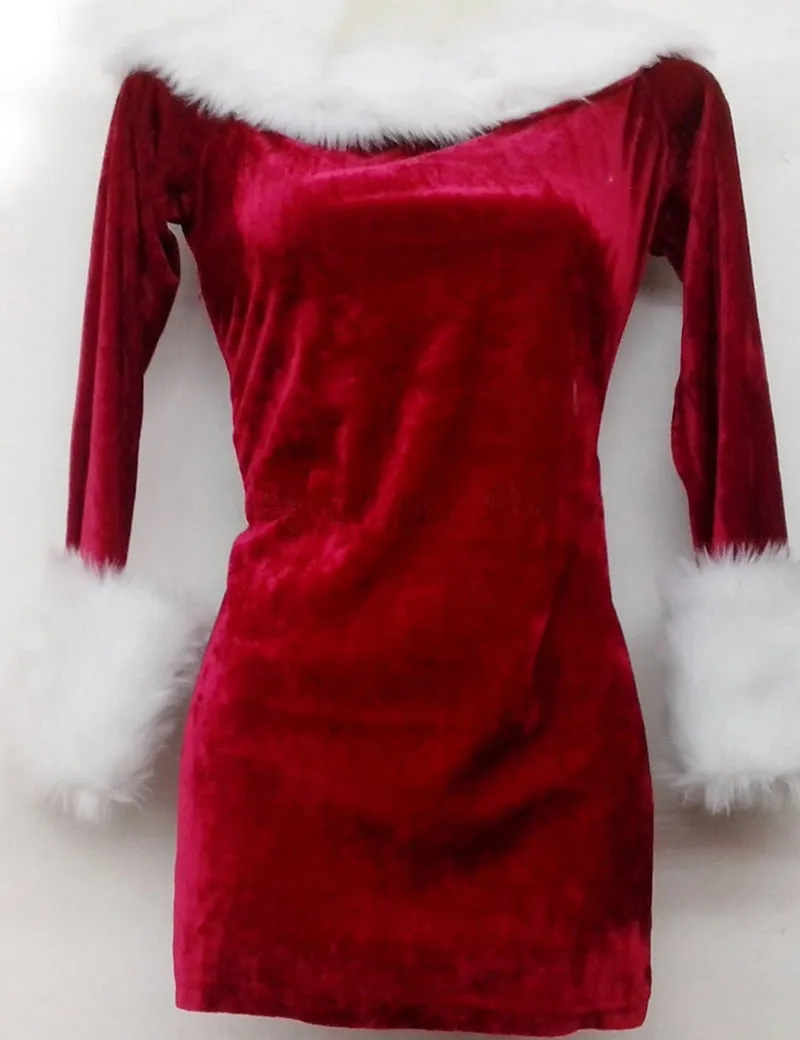 DressBetty - S-2XL Christmas Costume Cosplay Santa Claus Uniform Holiday Party Fancy Dress