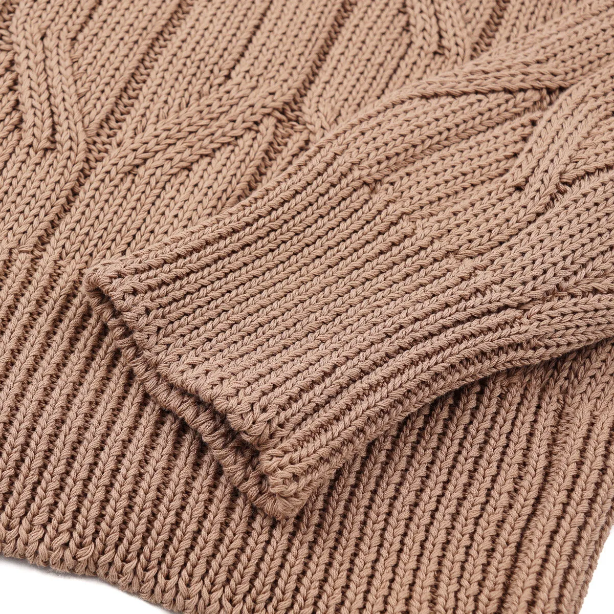 Drumohr Cable Knit Cotton Sweater