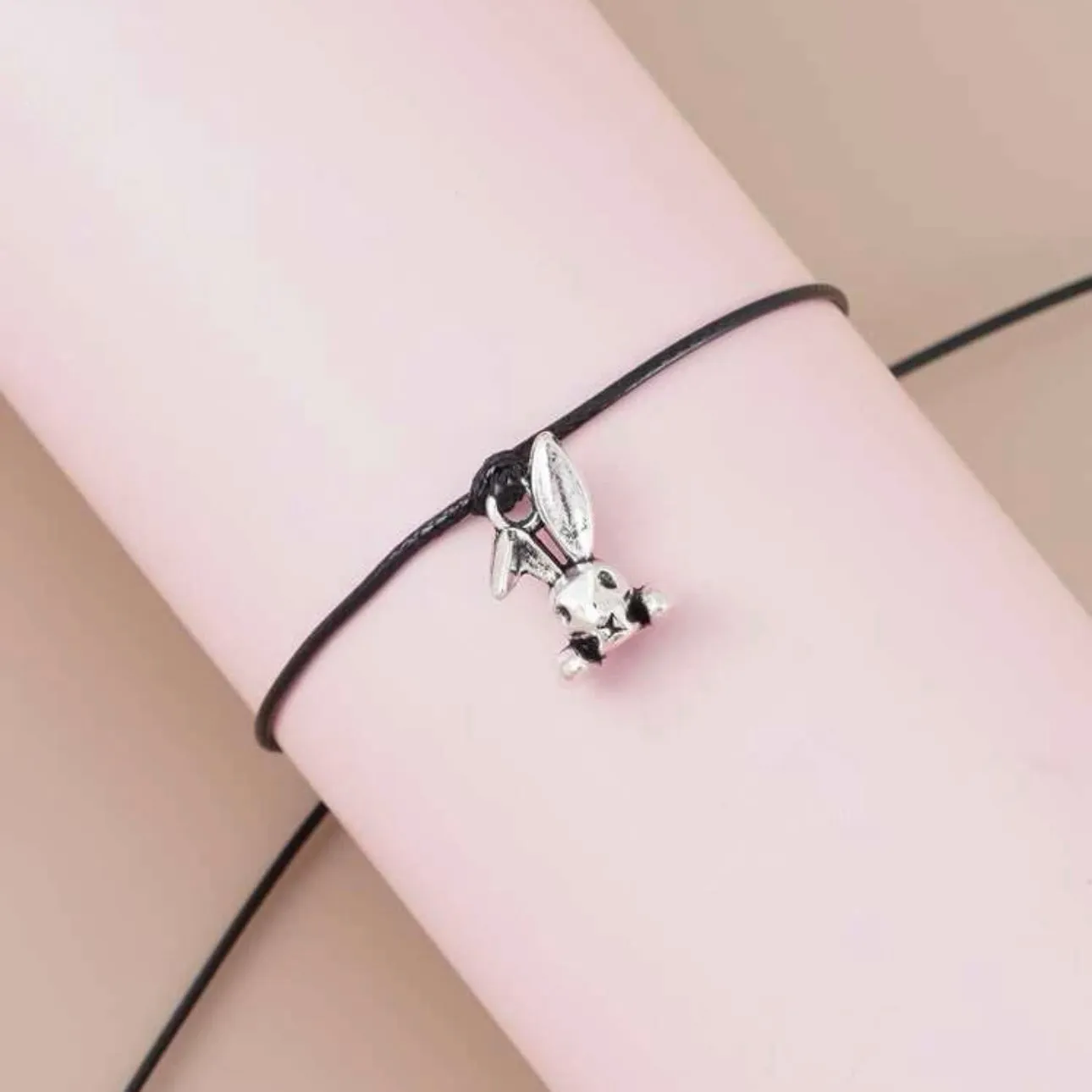 Easter Wish Bracelet - Friendship Bracelet, Happy Easter, Bunny Bracelet, Easter Basket