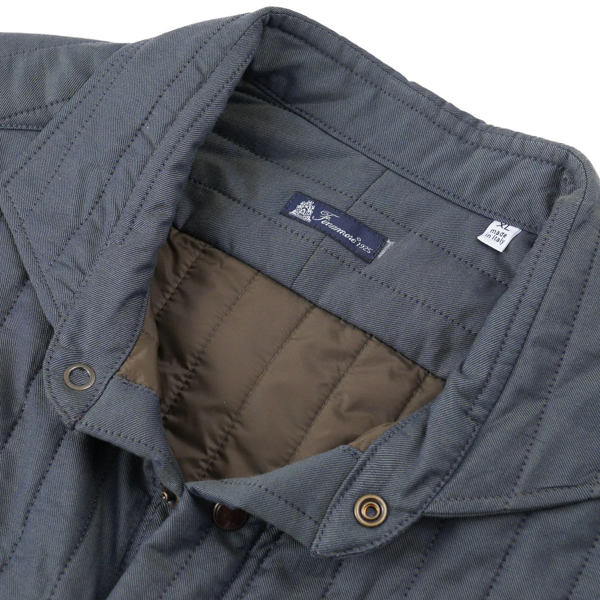 Finamore Quilted Cotton Shirt-Jacket