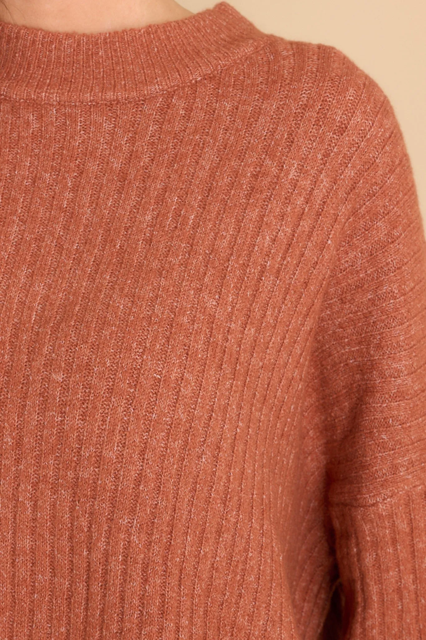 Fireside Flirt Rust Sweater