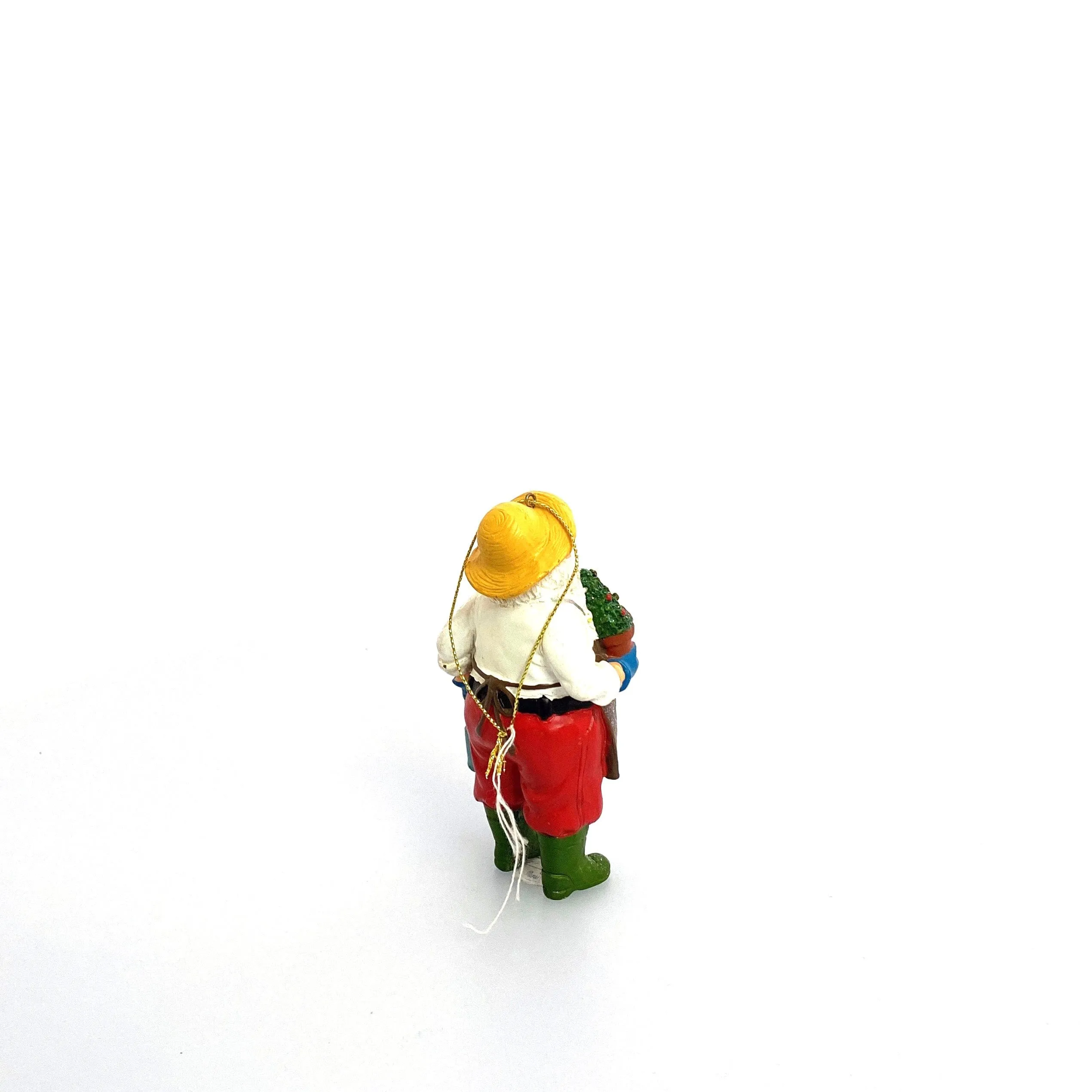 Gardening Santa Claus Christmas Tree Holiday Ornament