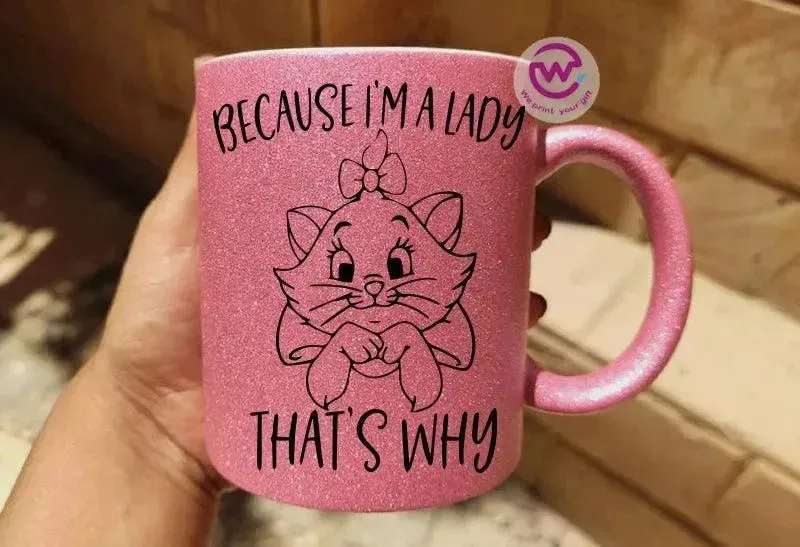 Glitter Mug - Cat Lovers