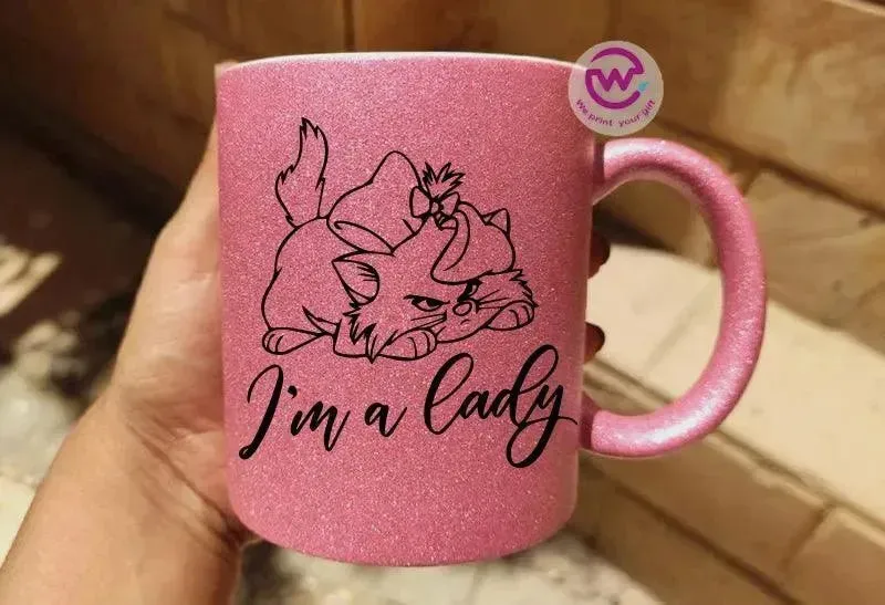 Glitter Mug - Cat Lovers
