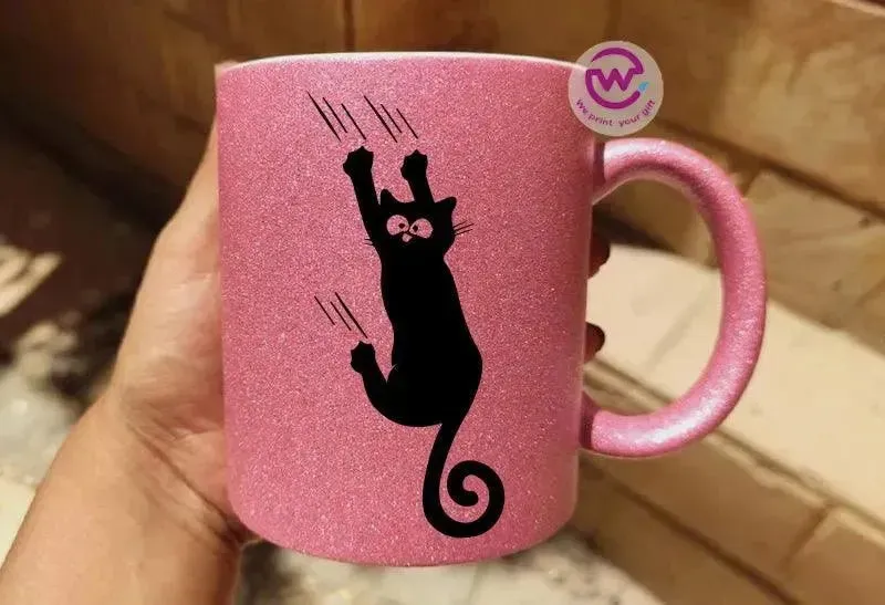 Glitter Mug - Cat Lovers