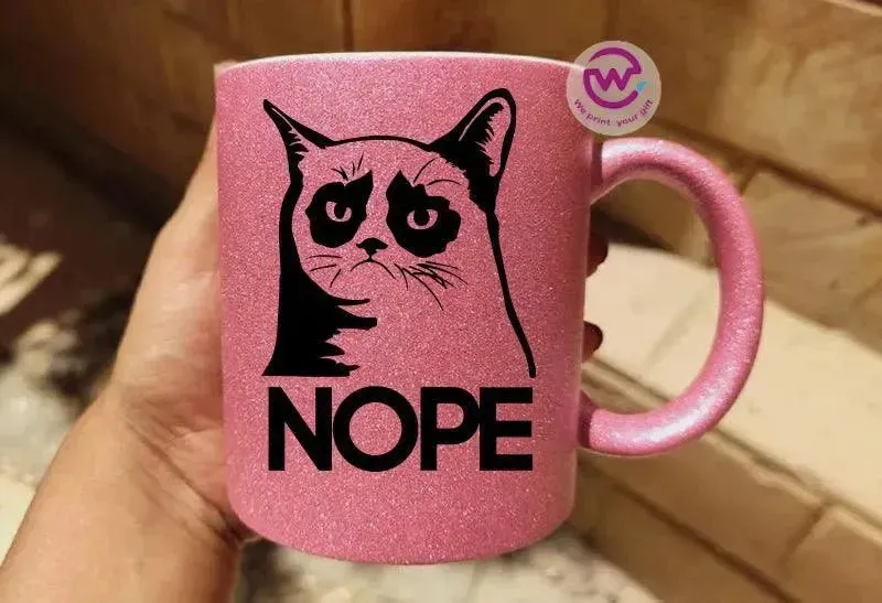 Glitter Mug - Cat Lovers