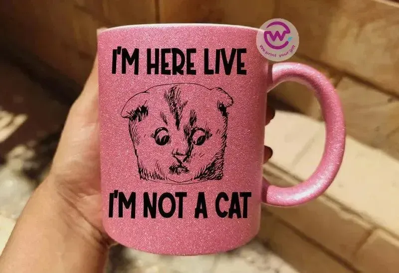 Glitter Mug - Cat Lovers