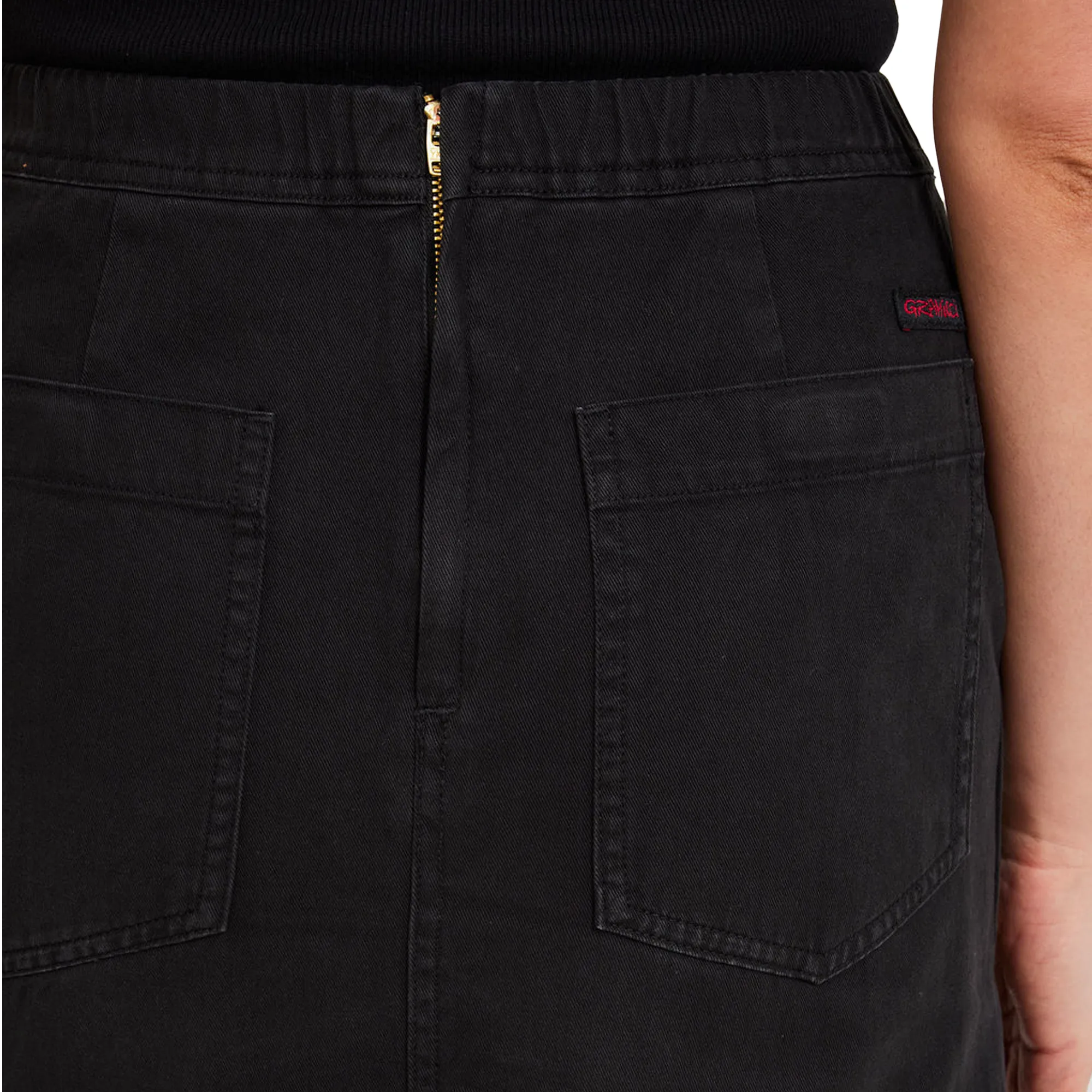 Gramicci Long Baker Skirt Black