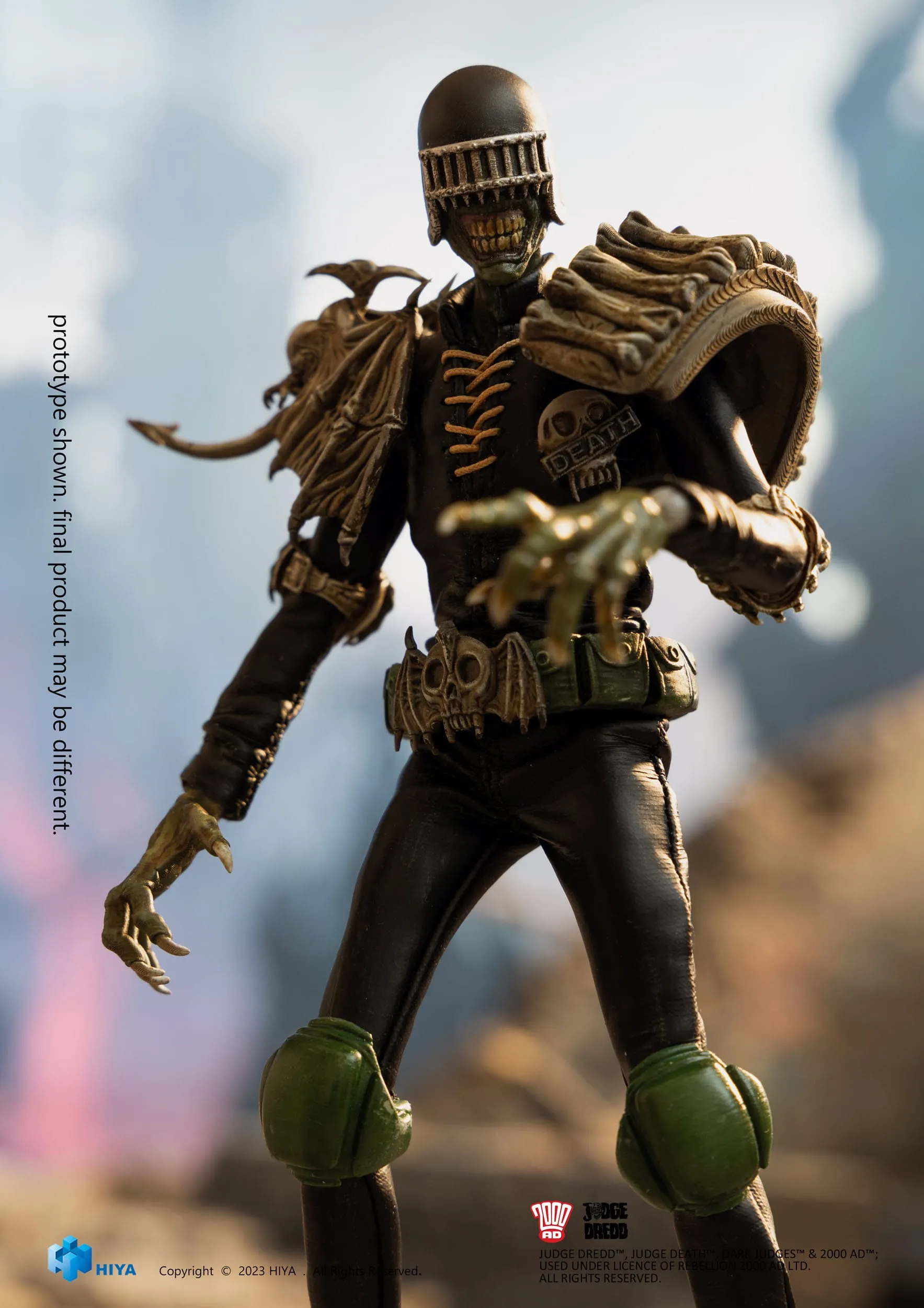 Hiya Toys Judge Dredd Exquisite Super Series Judge Death 1/12 Action Figure