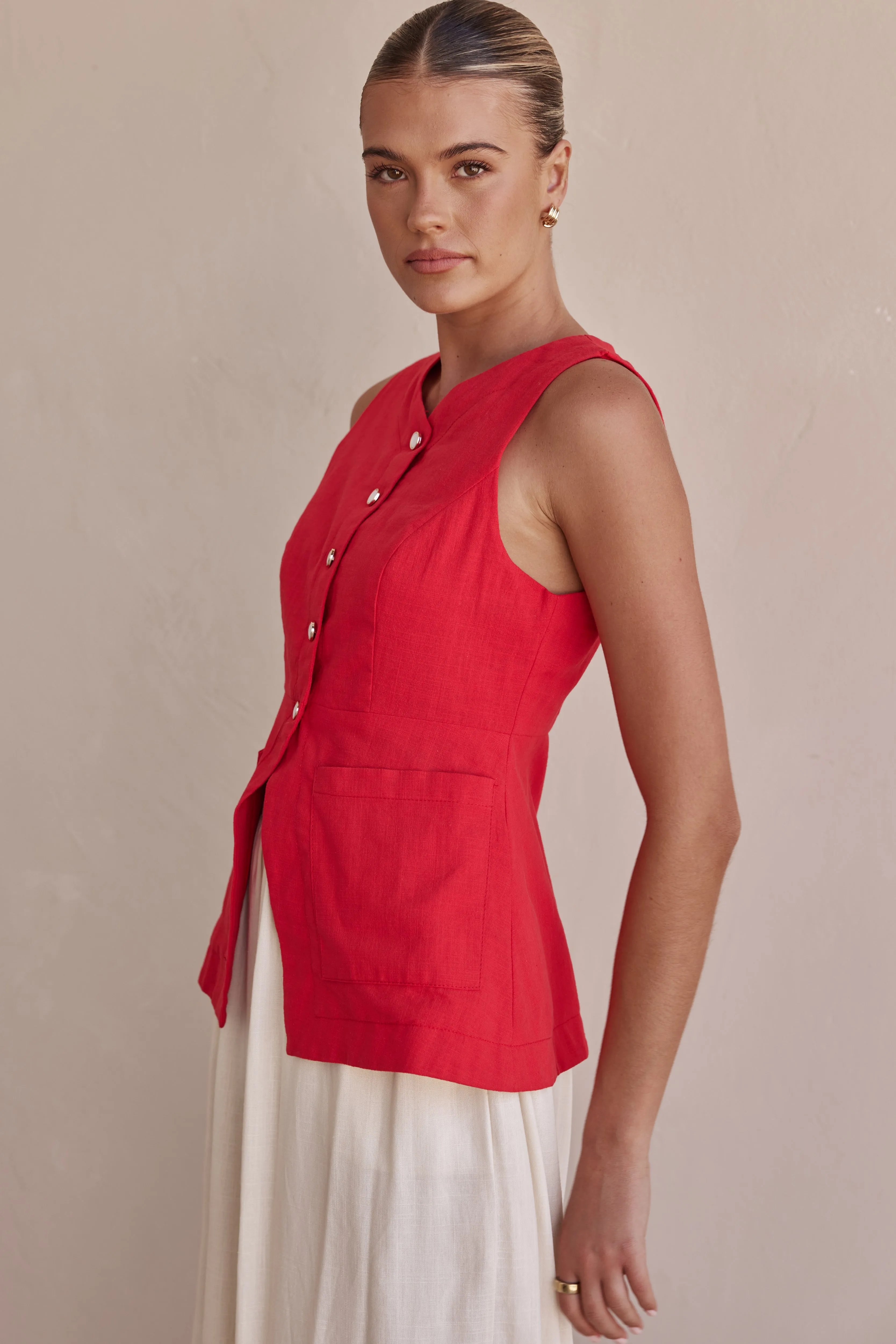 Irving Vest (Red)