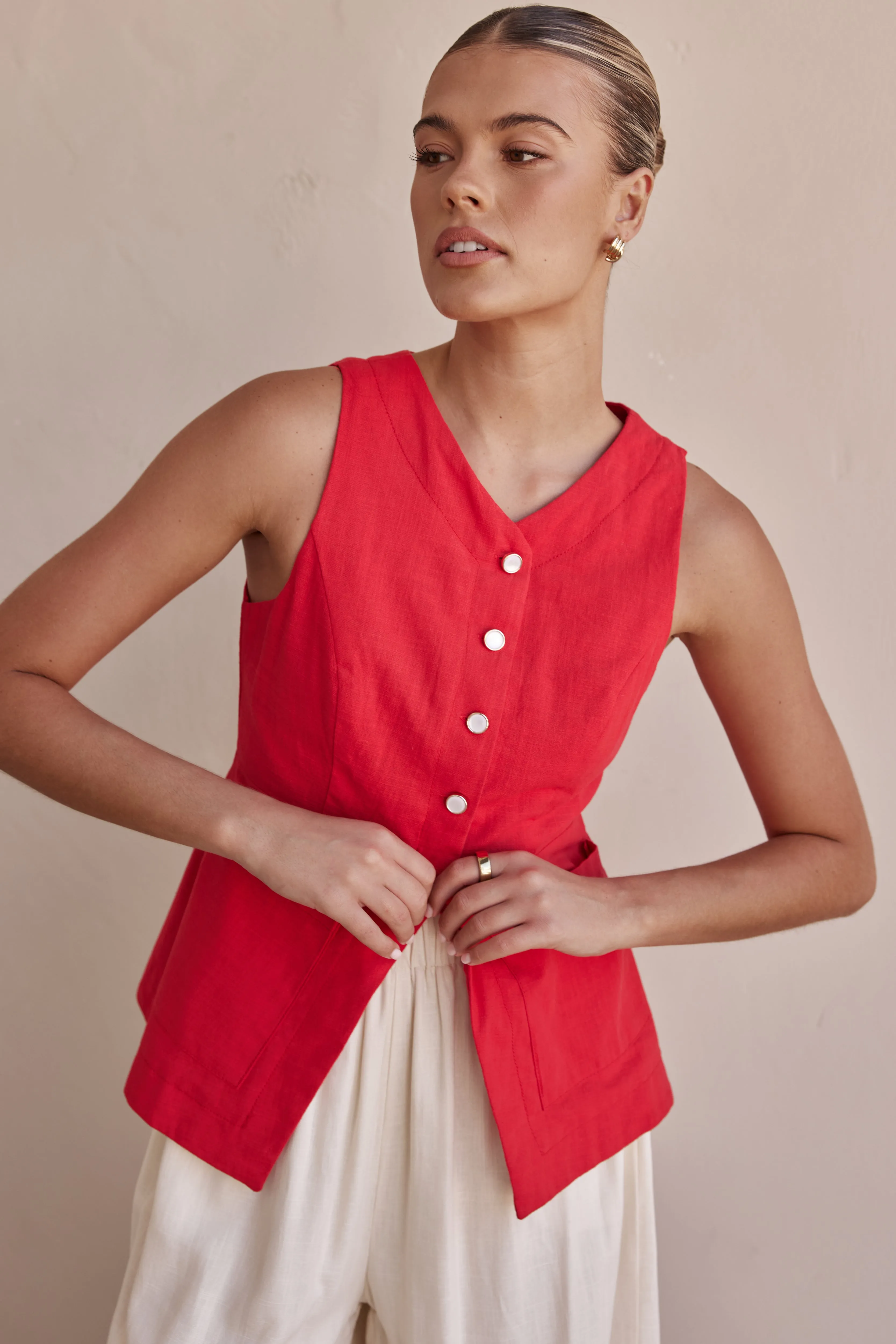 Irving Vest (Red)
