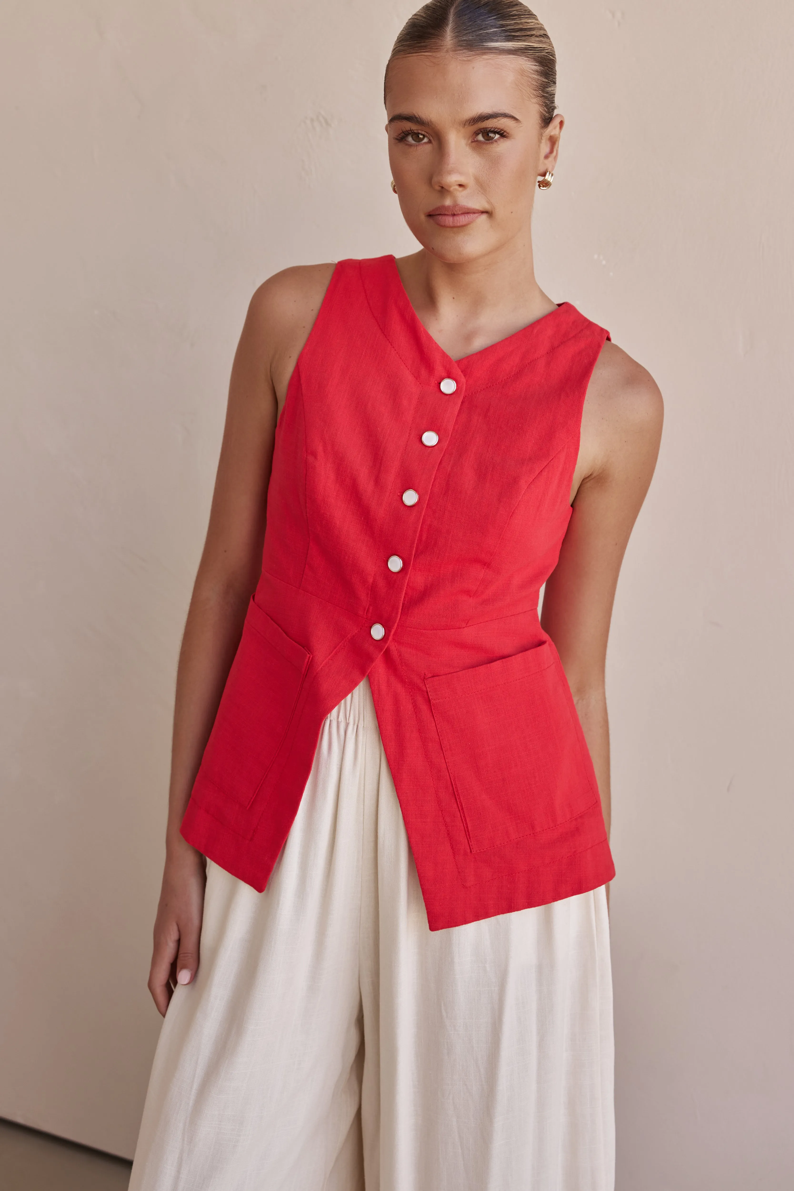 Irving Vest (Red)