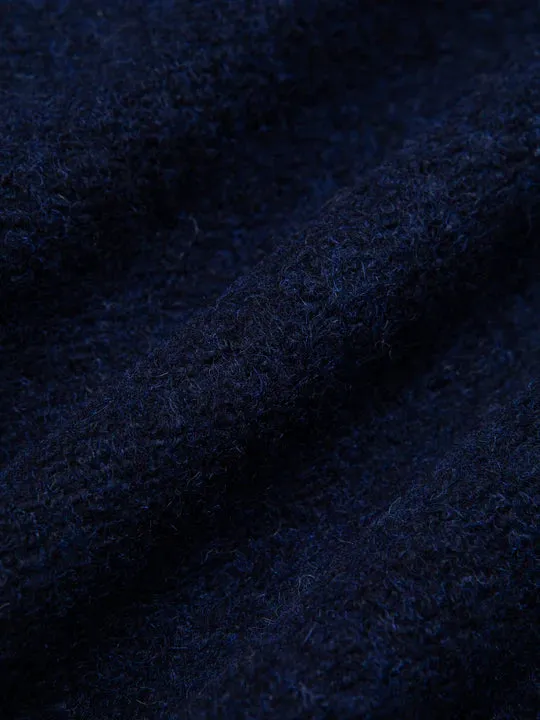 Kestin Dreghorn Fleece Midnight Blue Italian Wool