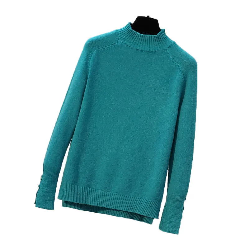 Leilana Plus Size Winter Turtleneck Sweater