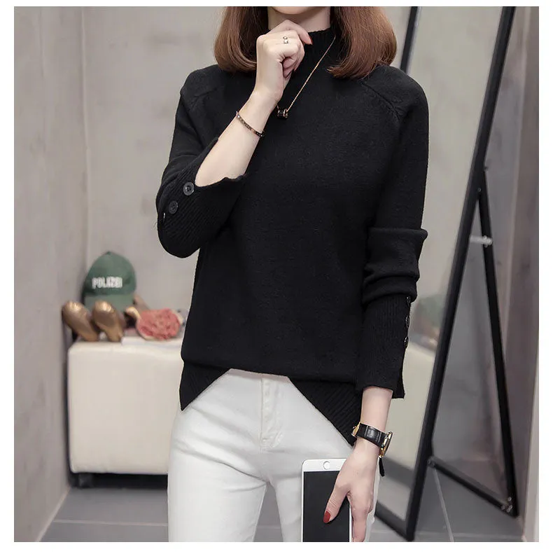 Leilana Plus Size Winter Turtleneck Sweater
